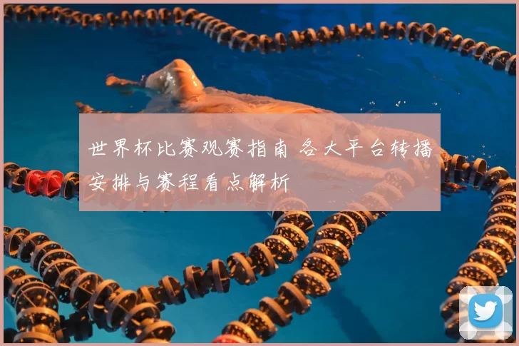 世界杯比赛观赛指南 各大平台转播安排与赛程看点解析